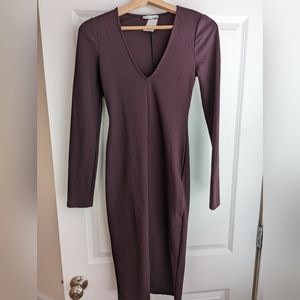 Zara Burgundy Dress